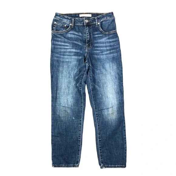 Ella Moss high rise straight jeans ankle length stretch 27/4 - Picture 10 of 10